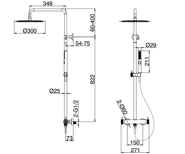 душевая система ALLEN BRAU FANTASY